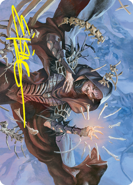 Valentin, Dean of the Vein Art Card (Gold-Stamped Signature) [Strixhaven: School of Mages Art Series] | Webway Games