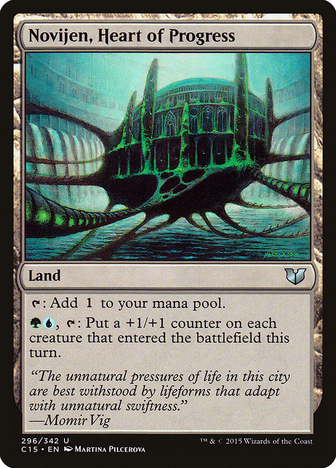 Novijen, Heart of Progress [Commander 2015] | Webway Games