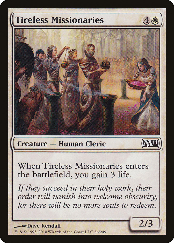 Tireless Missionaries [Magic 2011] | Webway Games