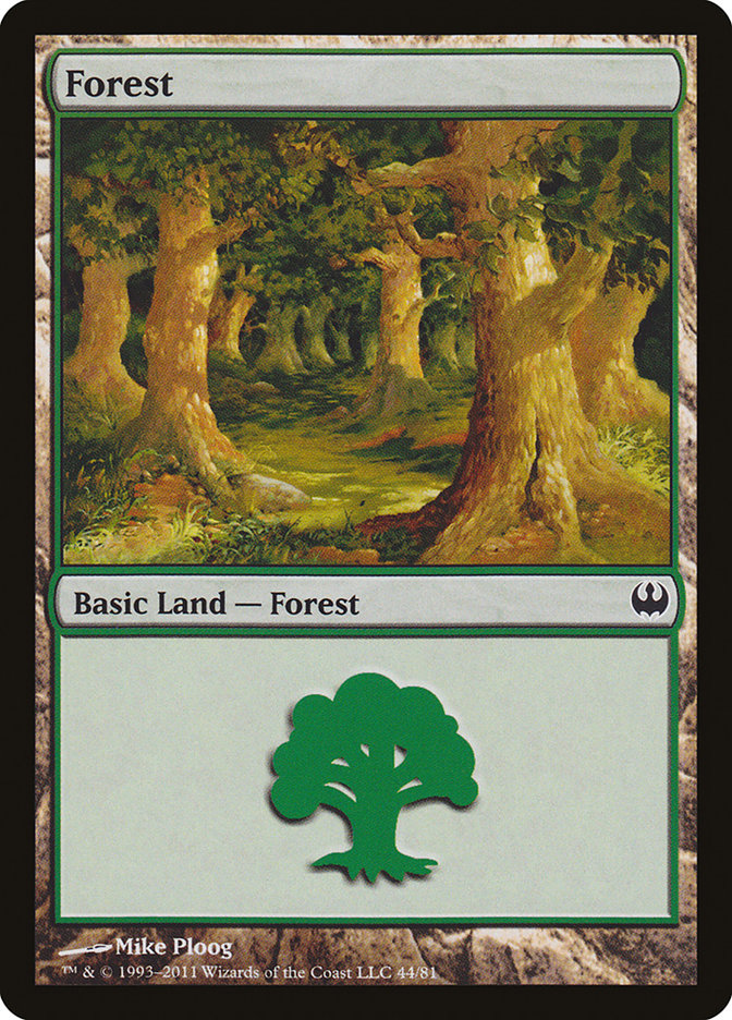 Forest (#44) [Duel Decks: Knights vs. Dragons] | Webway Games