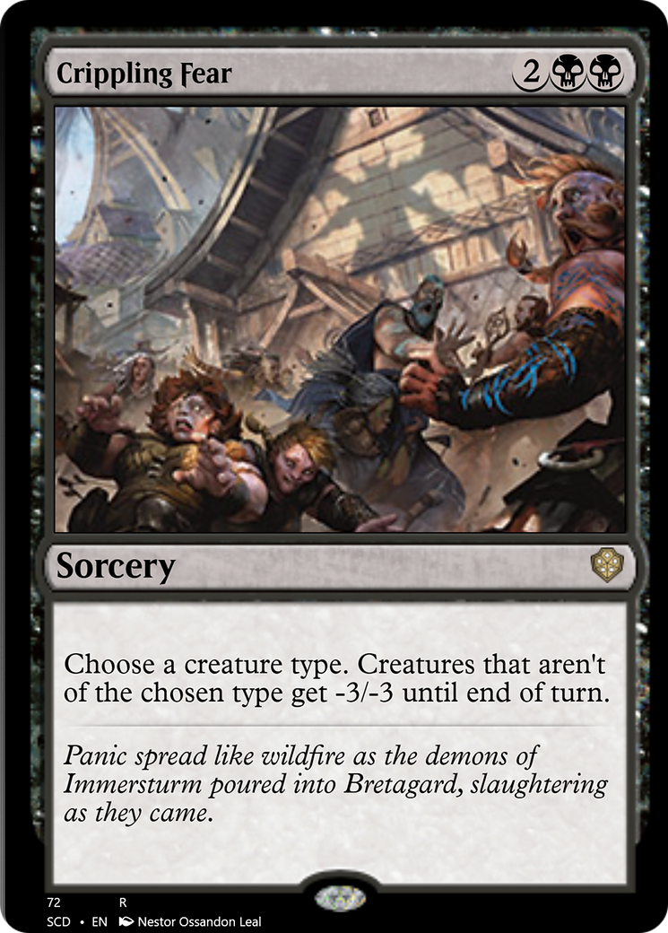 Crippling Fear [Starter Commander Decks] | Webway Games