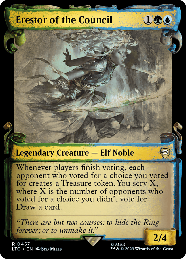 Erestor of the Council [The Lord of the Rings: Tales of Middle-Earth Commander Showcase Scrolls] | Webway Games