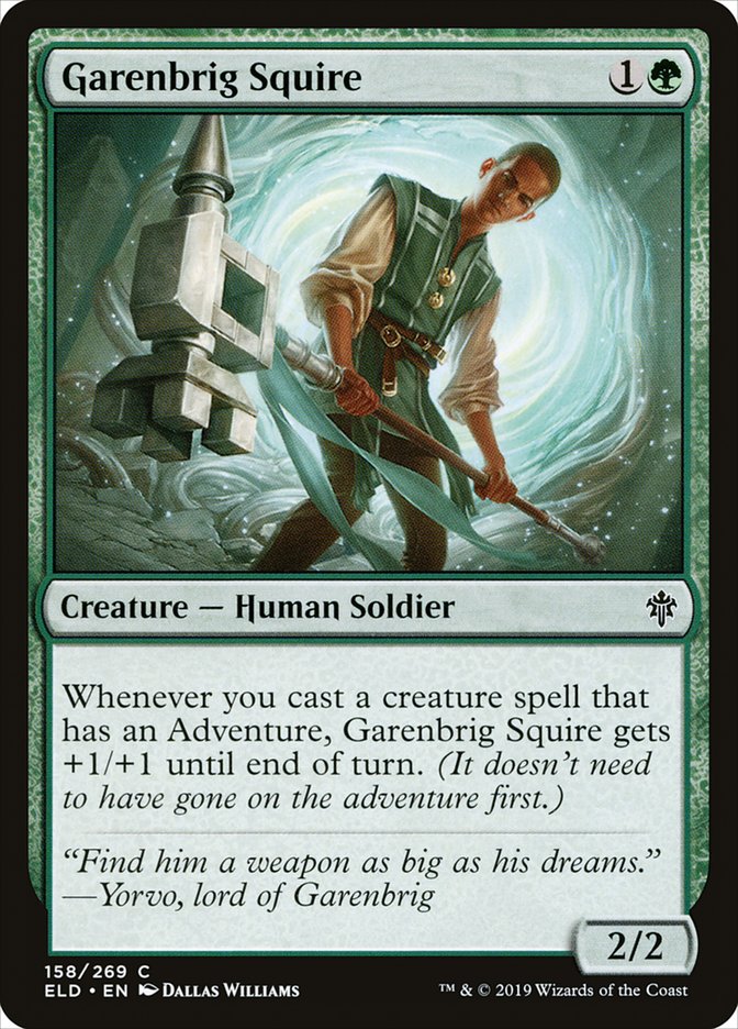 Garenbrig Squire [Throne of Eldraine] | Webway Games