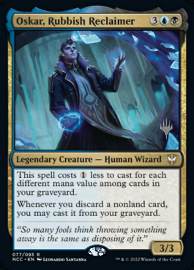 Oskar, Rubbish Reclaimer (Promo Pack) [Streets of New Capenna Commander Promos] | Webway Games