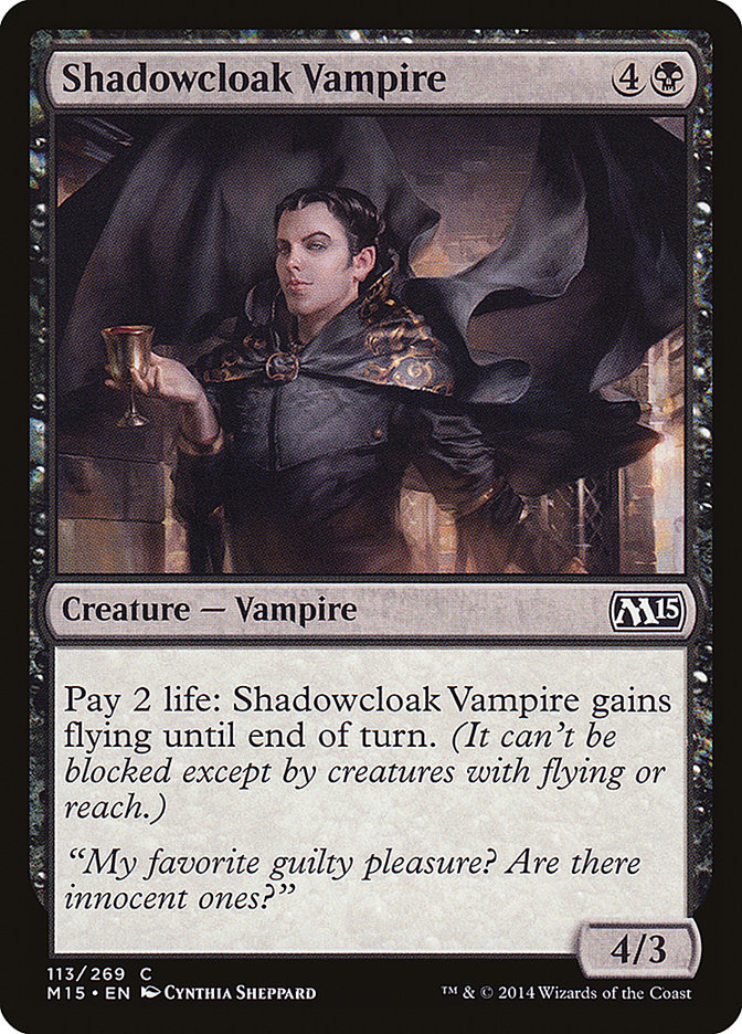 Shadowcloak Vampire [Magic 2015] | Webway Games