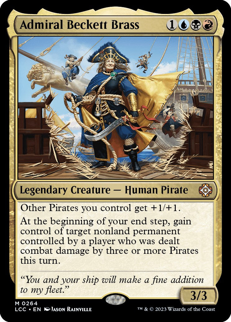 Admiral Beckett Brass [The Lost Caverns of Ixalan Commander] | Webway Games