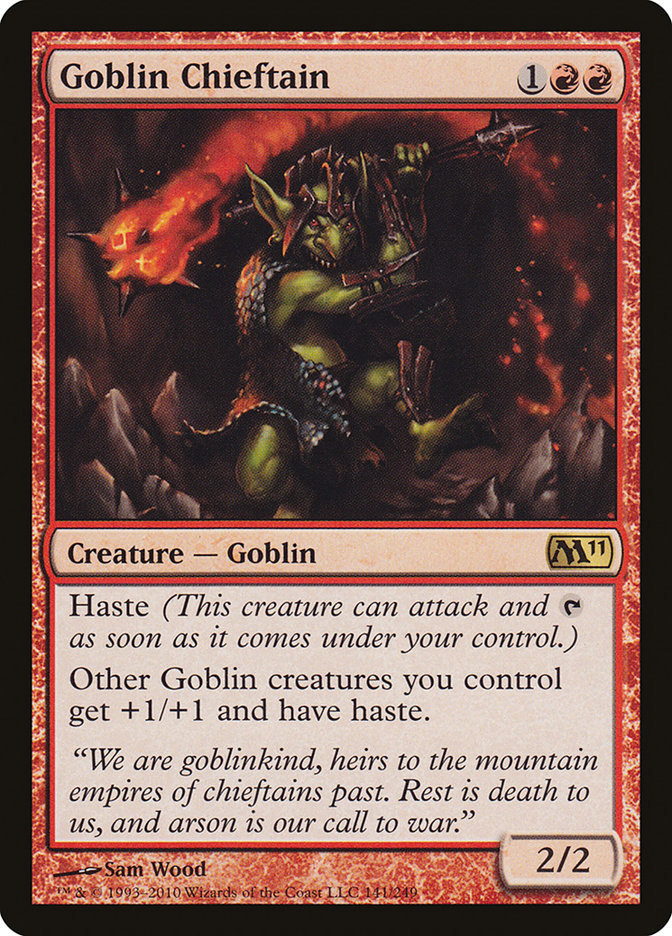 Goblin Chieftain [Magic 2011] | Webway Games