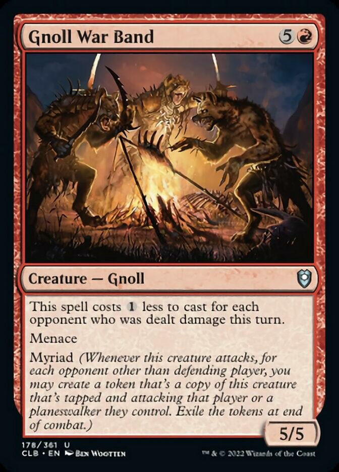 Gnoll War Band [Commander Legends: Battle for Baldur's Gate] | Webway Games