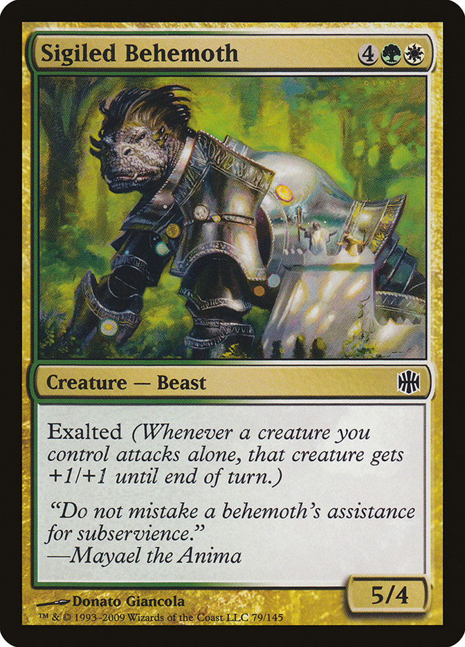 Sigiled Behemoth [Alara Reborn] | Webway Games