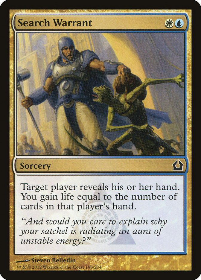 Search Warrant [Return to Ravnica] | Webway Games