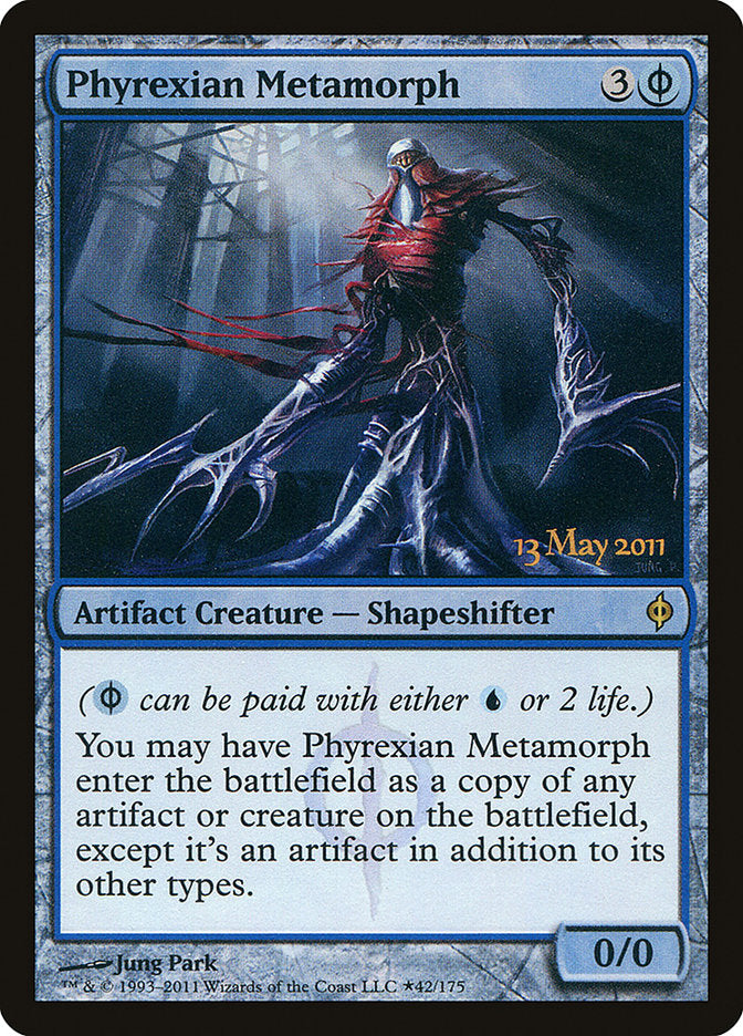 Phyrexian Metamorph (Prerelease) [New Phyrexia Prerelease Promos] | Webway Games