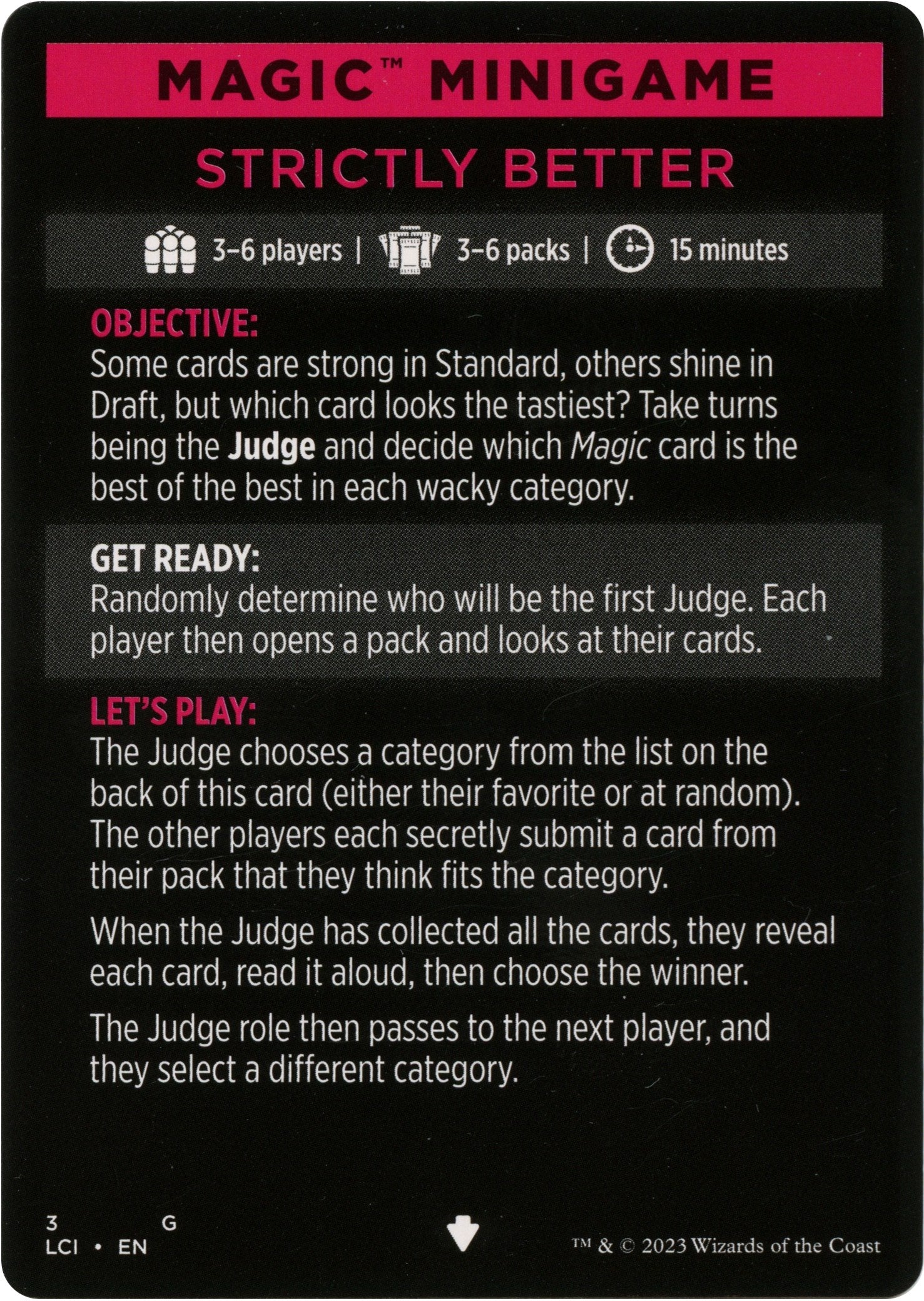 Strictly Better (Magic Minigame) [The Lost Caverns of Ixalan Minigame] | Webway Games