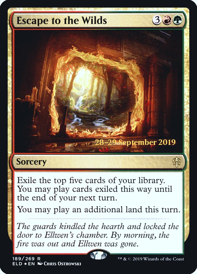Escape to the Wilds  [Throne of Eldraine Prerelease Promos] | Webway Games