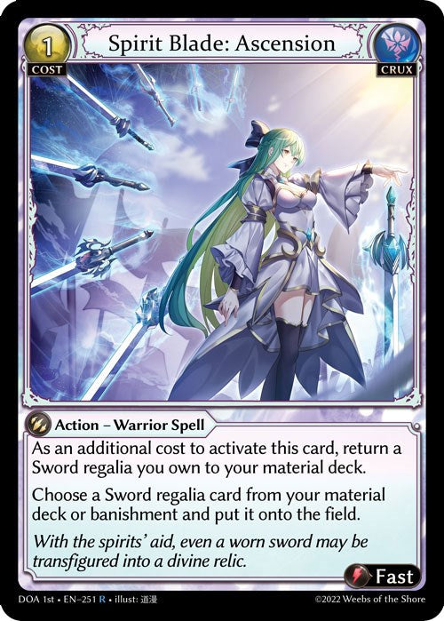Spirit Blade: Ascension (251) [Dawn of Ashes: 1st Edition] | Webway Games