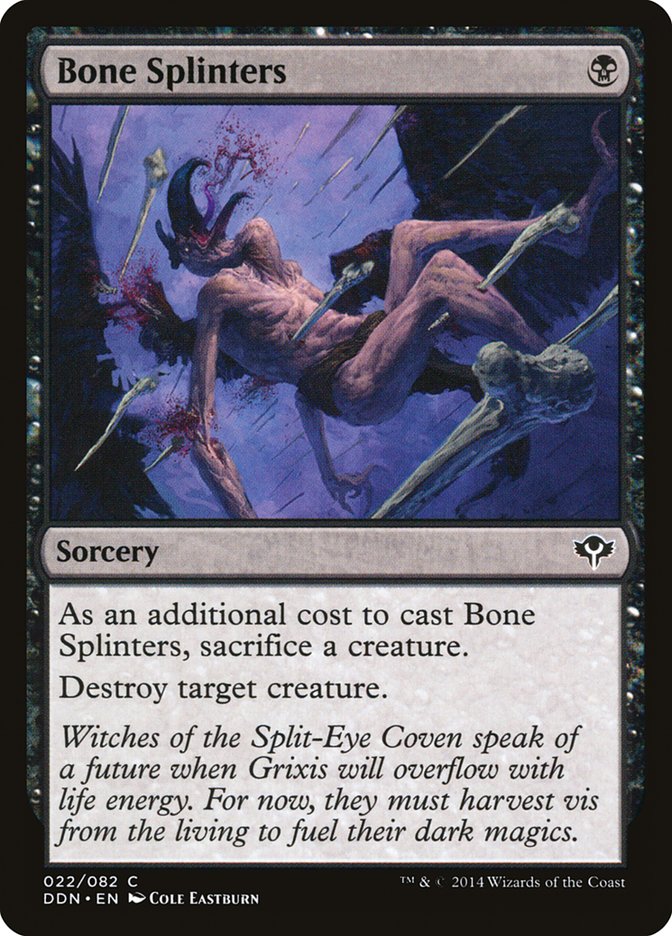 Bone Splinters [Duel Decks: Speed vs. Cunning] | Webway Games