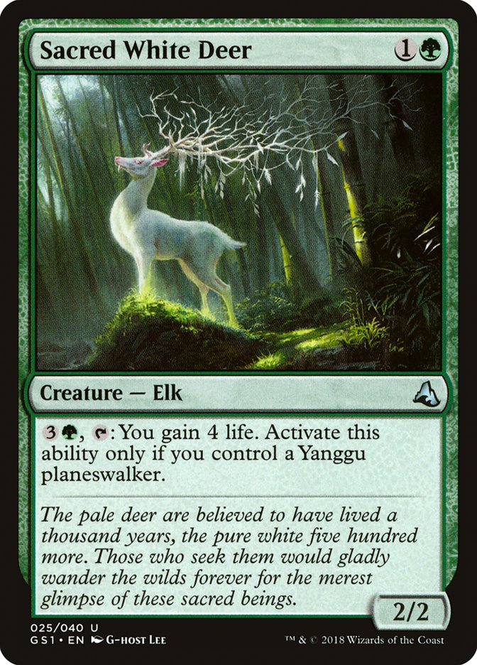 Sacred White Deer [Global Series Jiang Yanggu & Mu Yanling] | Webway Games