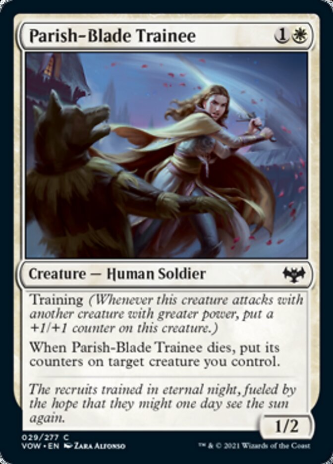 Parish-Blade Trainee [Innistrad: Crimson Vow] | Webway Games