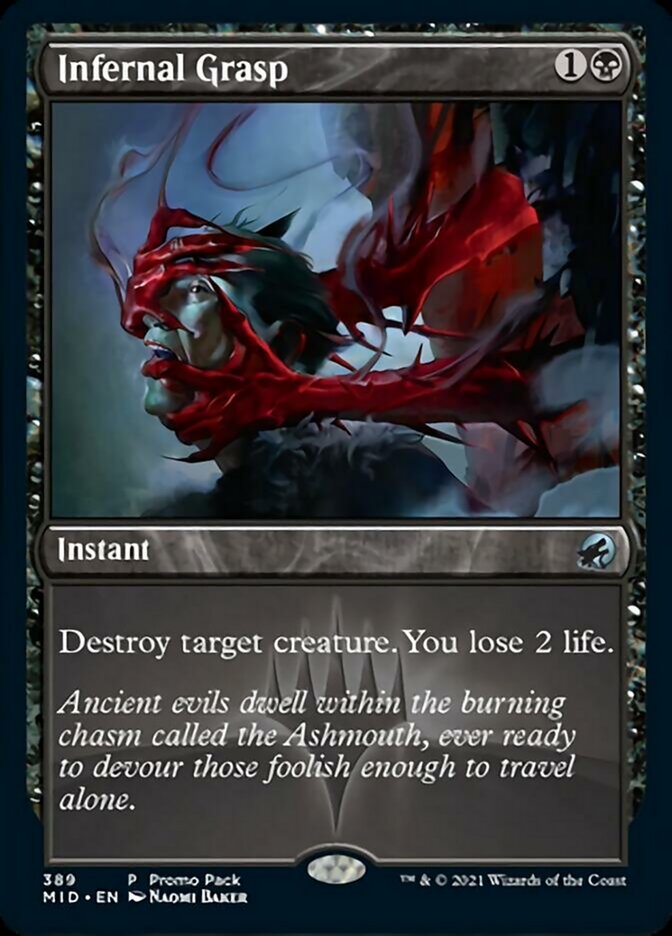 Infernal Grasp (Promo Pack) [Innistrad: Midnight Hunt Promos] | Webway Games