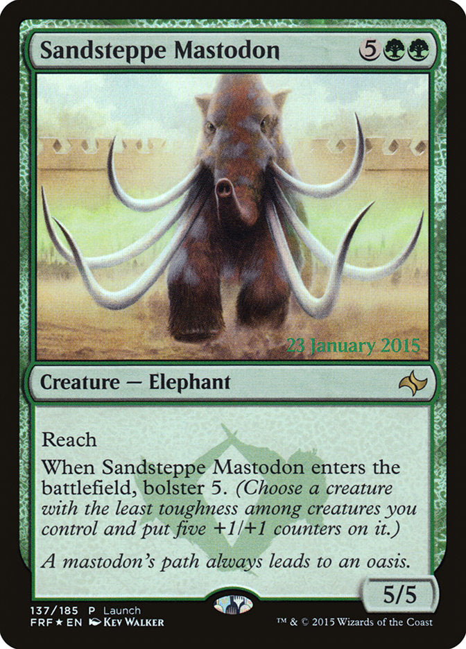 Sandsteppe Mastodon (Launch) [Fate Reforged Prerelease Promos] | Webway Games