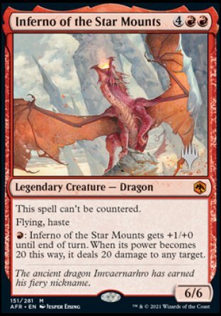 Inferno of the Star Mounts (Promo Pack) [Dungeons & Dragons: Adventures in the Forgotten Realms Promos] | Webway Games