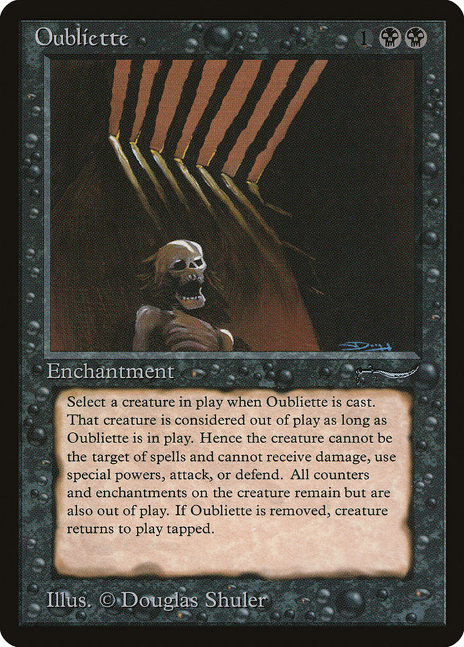 Oubliette (Dark Mana Cost) [Arabian Nights] | Webway Games