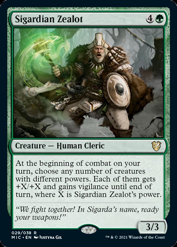 Sigardian Zealot [Innistrad: Midnight Hunt Commander] | Webway Games