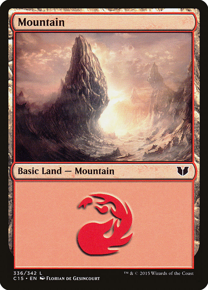 Mountain (#336) [Commander 2015] | Webway Games