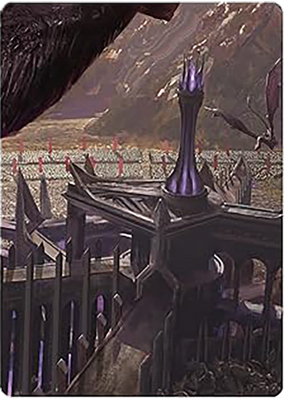 Minas Morgul, Dark Fortress Art Card [The Lord of the Rings: Tales of Middle-earth Art Series] | Webway Games