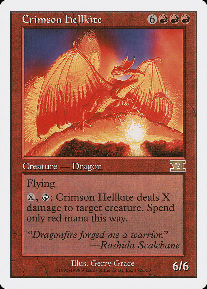 Crimson Hellkite [Classic Sixth Edition] | Webway Games