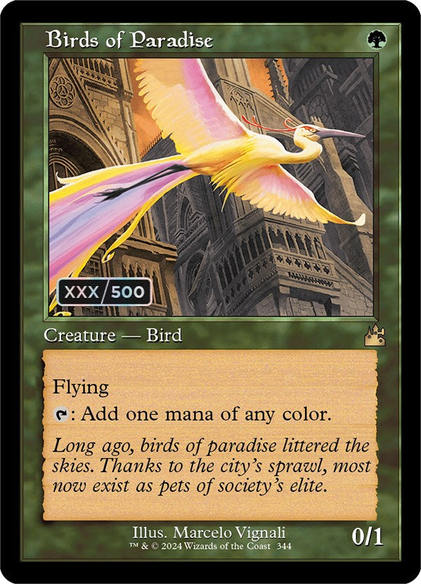 Birds of Paradise (Retro) (Serialized) [Ravnica Remastered] | Webway Games
