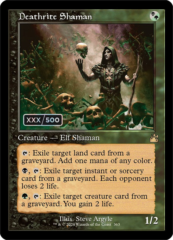Deathrite Shaman (Retro) (Serialized) [Ravnica Remastered] | Webway Games