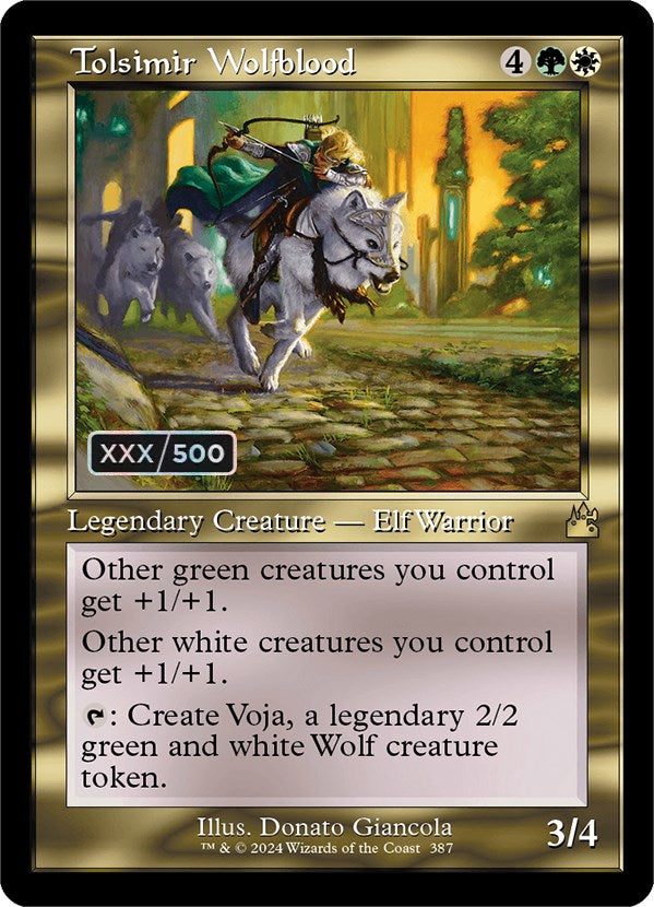 Tolsimir Wolfblood (Retro) (Serialized) [Ravnica Remastered] | Webway Games
