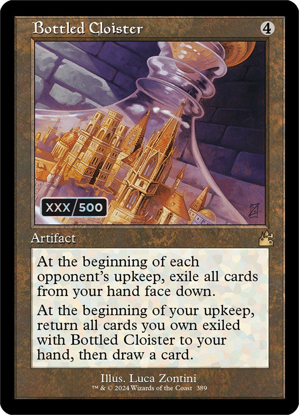 Bottled Cloister (Retro) (Serialized) [Ravnica Remastered] | Webway Games