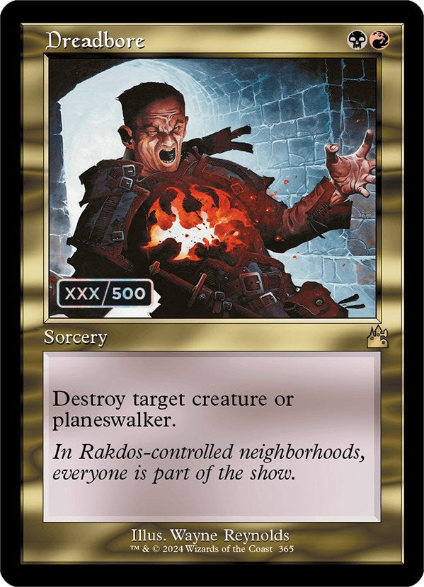 Dreadbore (Retro) (Serialized) [Ravnica Remastered] | Webway Games