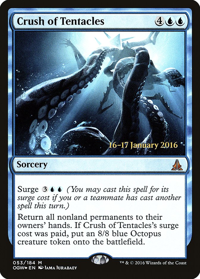 Crush of Tentacles (Prerelease) [Oath of the Gatewatch Prerelease Promos] | Webway Games