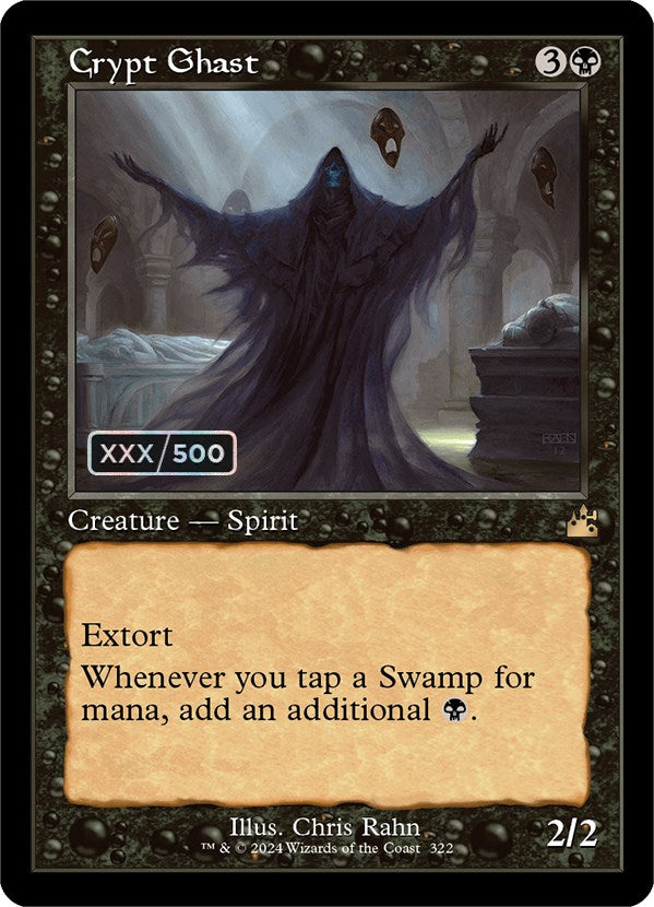 Crypt Ghast (Retro) (Serialized) [Ravnica Remastered] | Webway Games