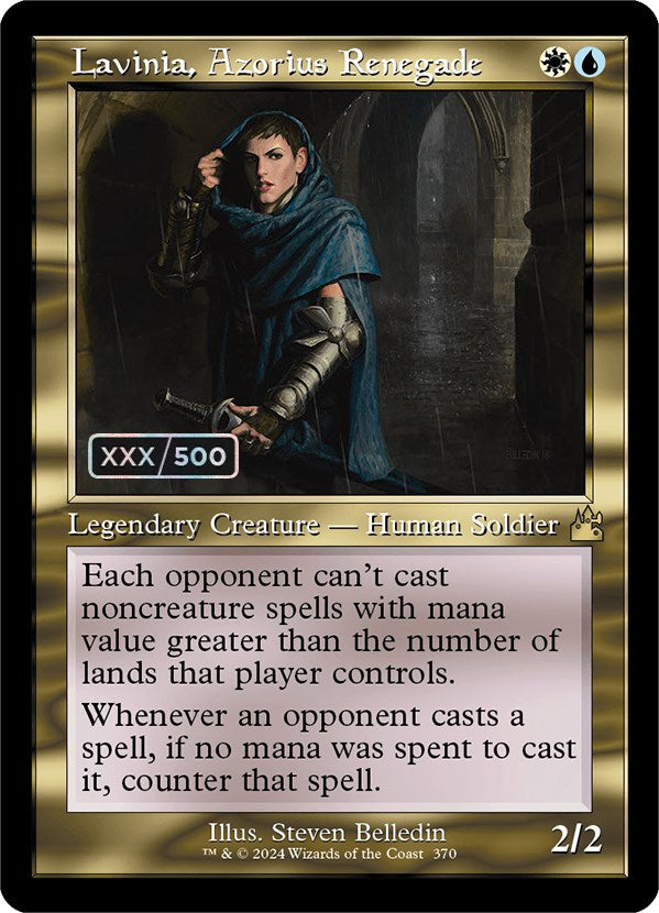 Lavinia, Azorius Renegade (Retro) (Serialized) [Ravnica Remastered] | Webway Games