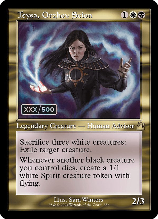 Teysa, Orzhov Scion (Retro) (Serialized) [Ravnica Remastered] | Webway Games