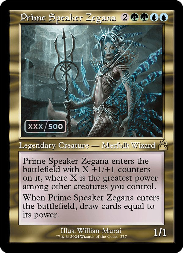 Prime Speaker Zegana (Retro) (Serialized) [Ravnica Remastered] | Webway Games