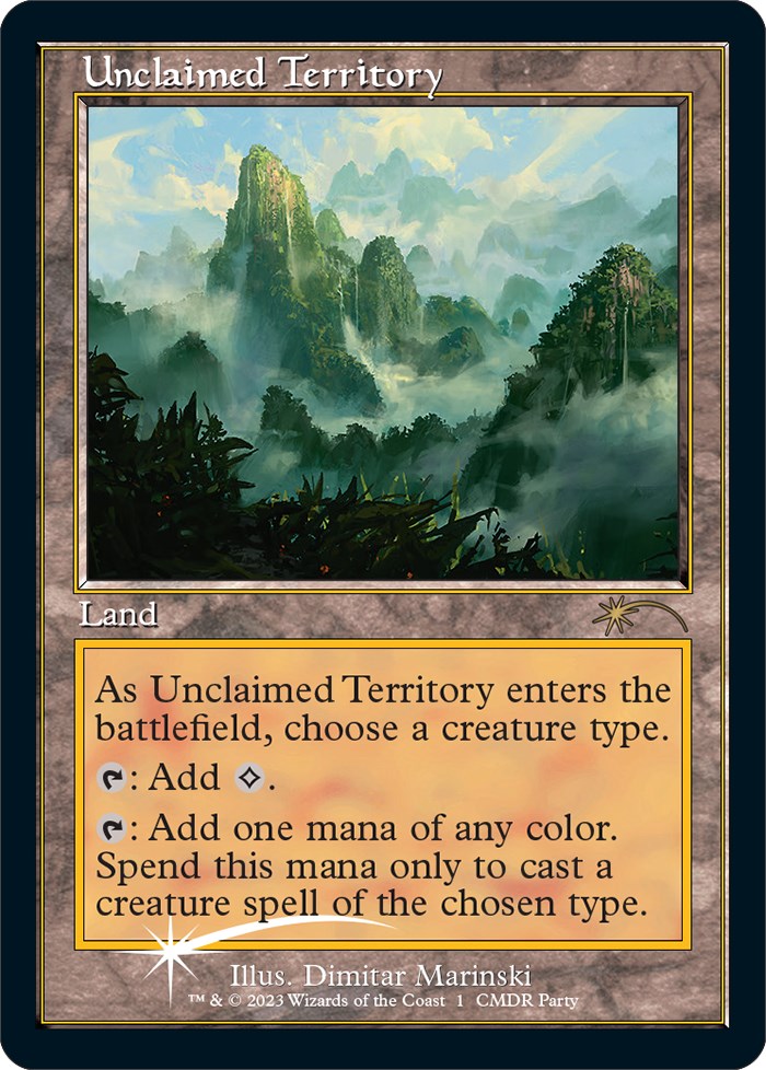 Unclaimed Territory (Retro) [Wizards Play Network 2023] | Webway Games