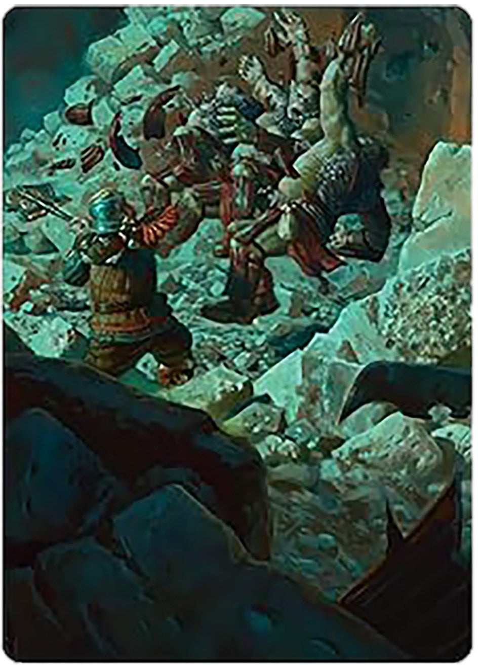 Gimli's Reckless Might Art Card [The Lord of the Rings: Tales of Middle-earth Art Series] | Webway Games