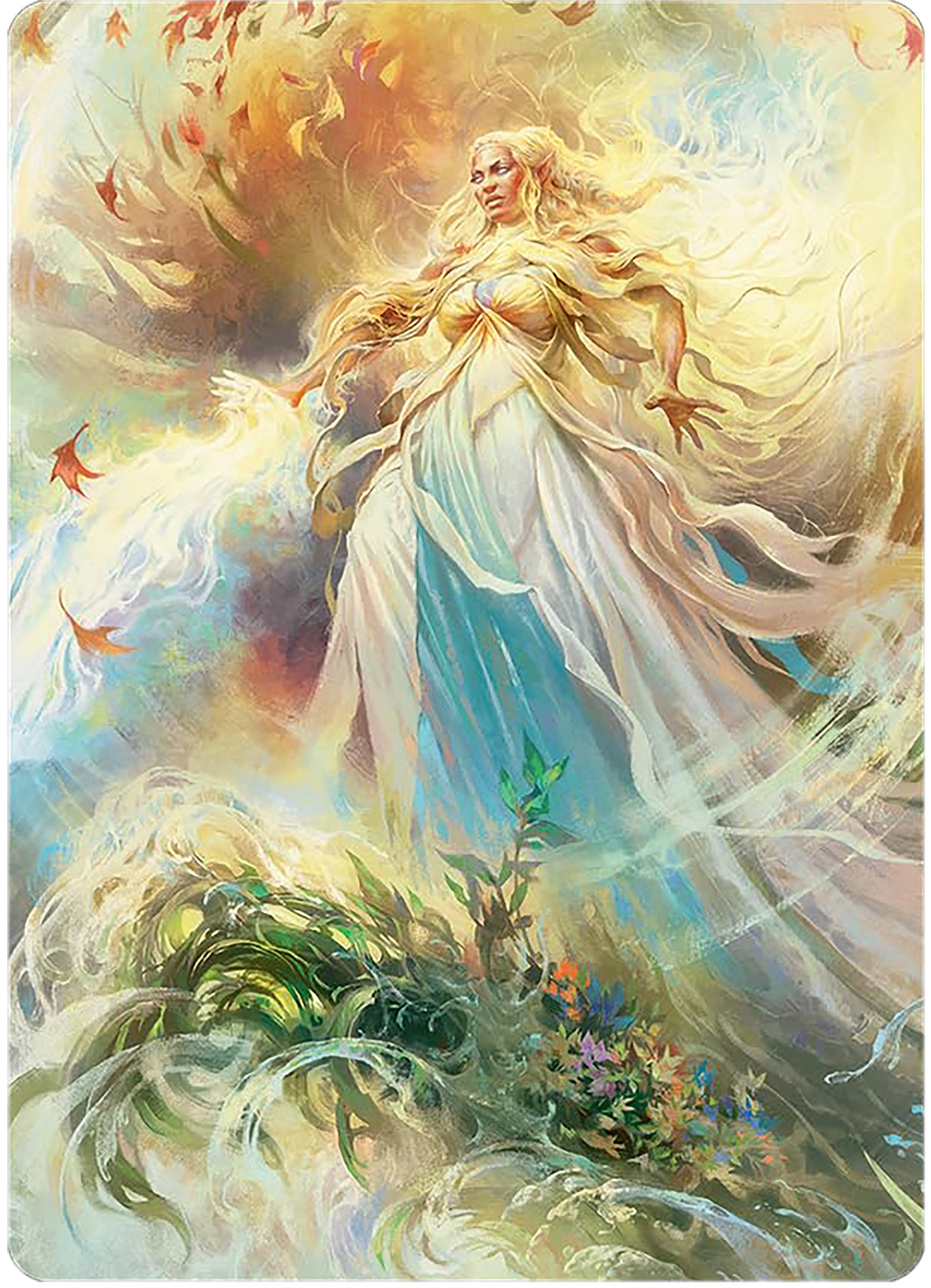 Galadriel, Light of Valinor Art Card [The Lord of the Rings: Tales of Middle-earth Art Series] | Webway Games