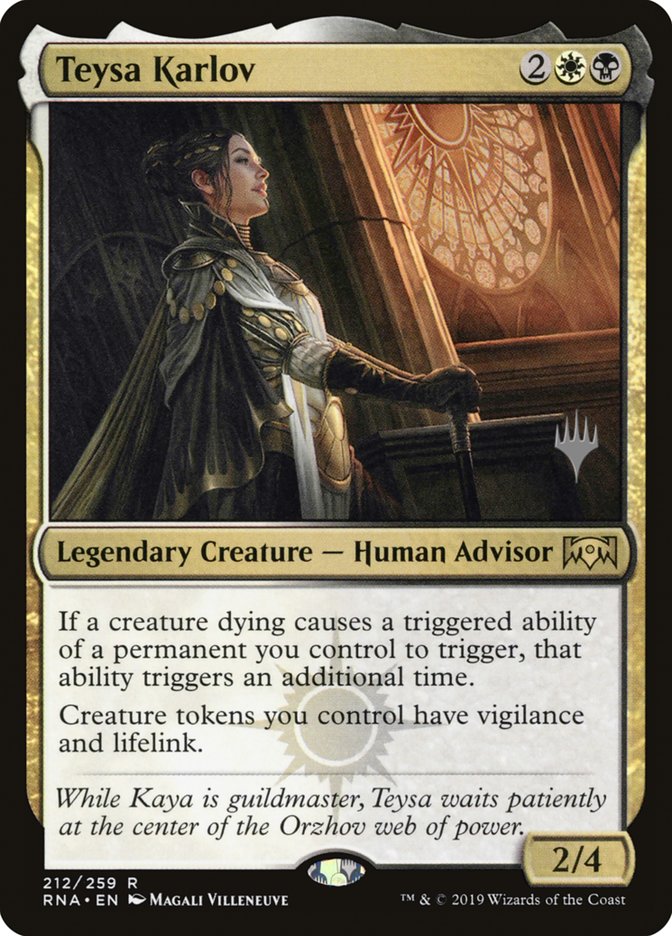 Teysa Karlov (Promo Pack) [Ravnica Allegiance Promos] | Webway Games