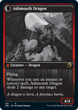 Smoldering Egg // Ashmouth Dragon [Innistrad: Double Feature] | Webway Games