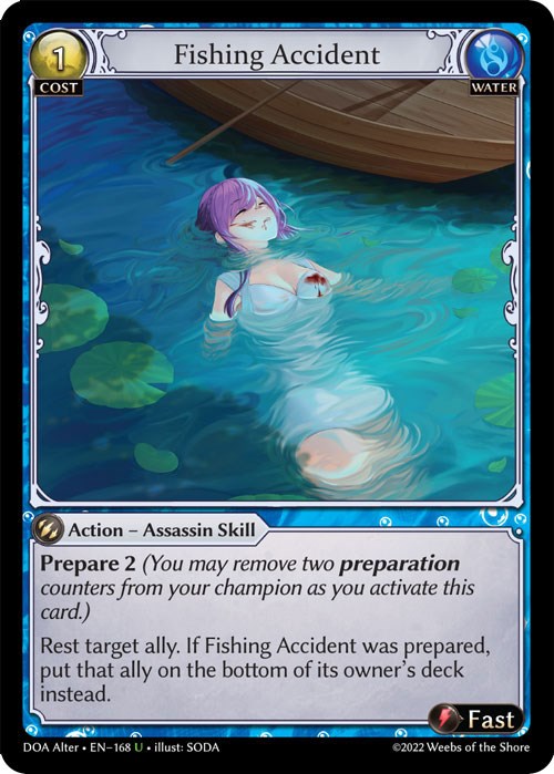 Fishing Accident (168) [Dawn of Ashes: Alter Edition] | Webway Games