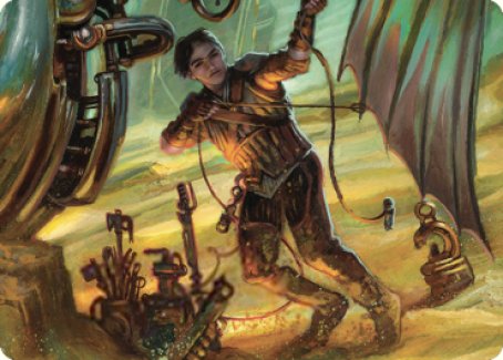 Mishra, Excavation Prodigy Art Card [The Brothers' War Art Series] | Webway Games