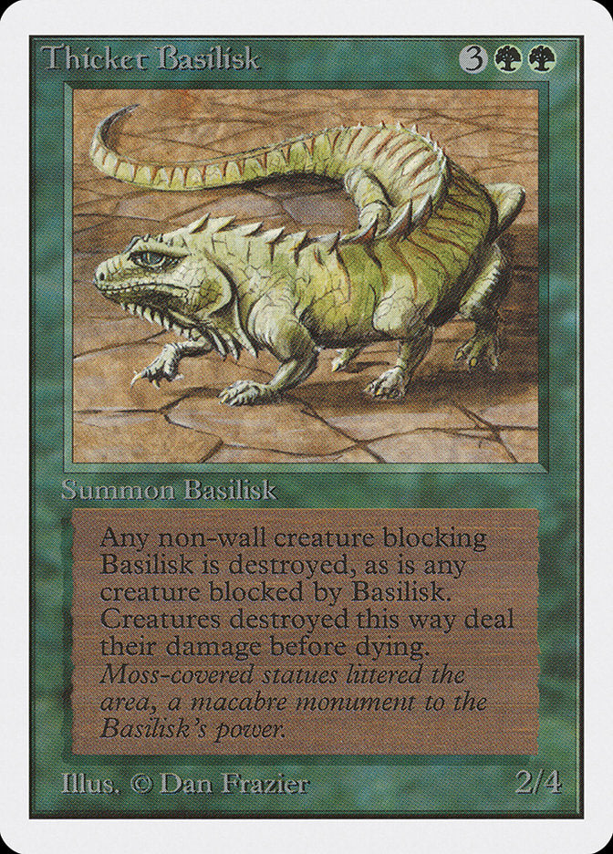 Thicket Basilisk [Unlimited Edition] | Webway Games