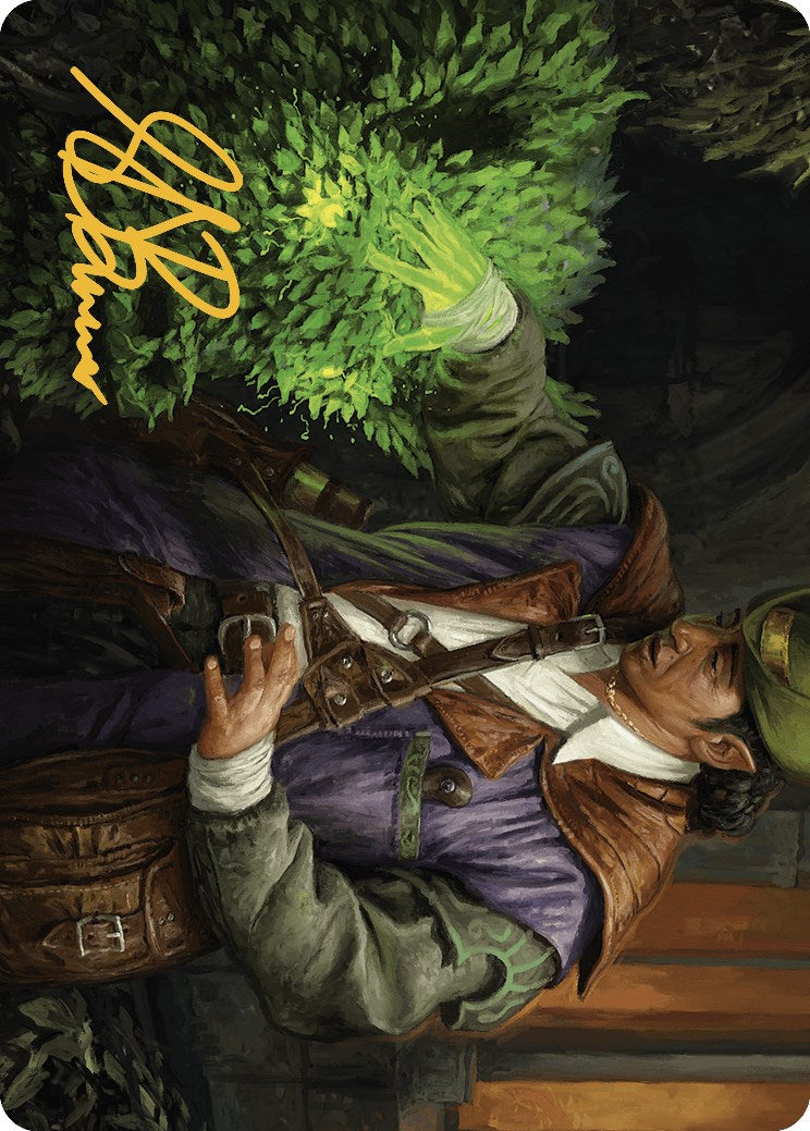 Hedge Whisperer Art Card (Gold-Stamped Signature) [Murders at Karlov Manor Art Series] | Webway Games