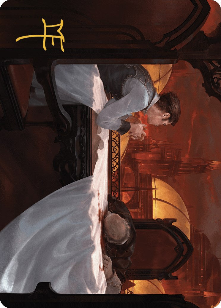 Expedited Inheritance Art Card (Gold-Stamped Signature) [Murders at Karlov Manor Art Series] | Webway Games