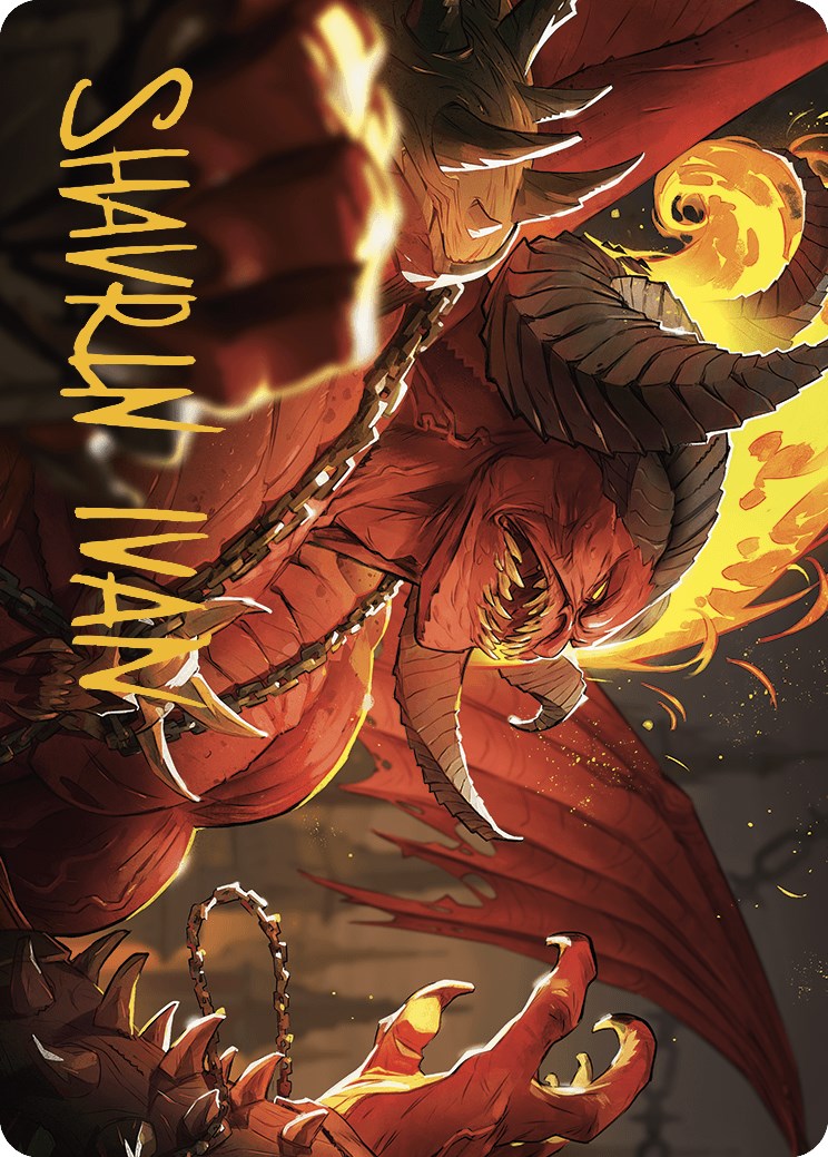 Rakdos, Patron of Chaos Art Card (45/49) (Gold-Stamped Signature) [Murders at Karlov Manor Art Series] | Webway Games